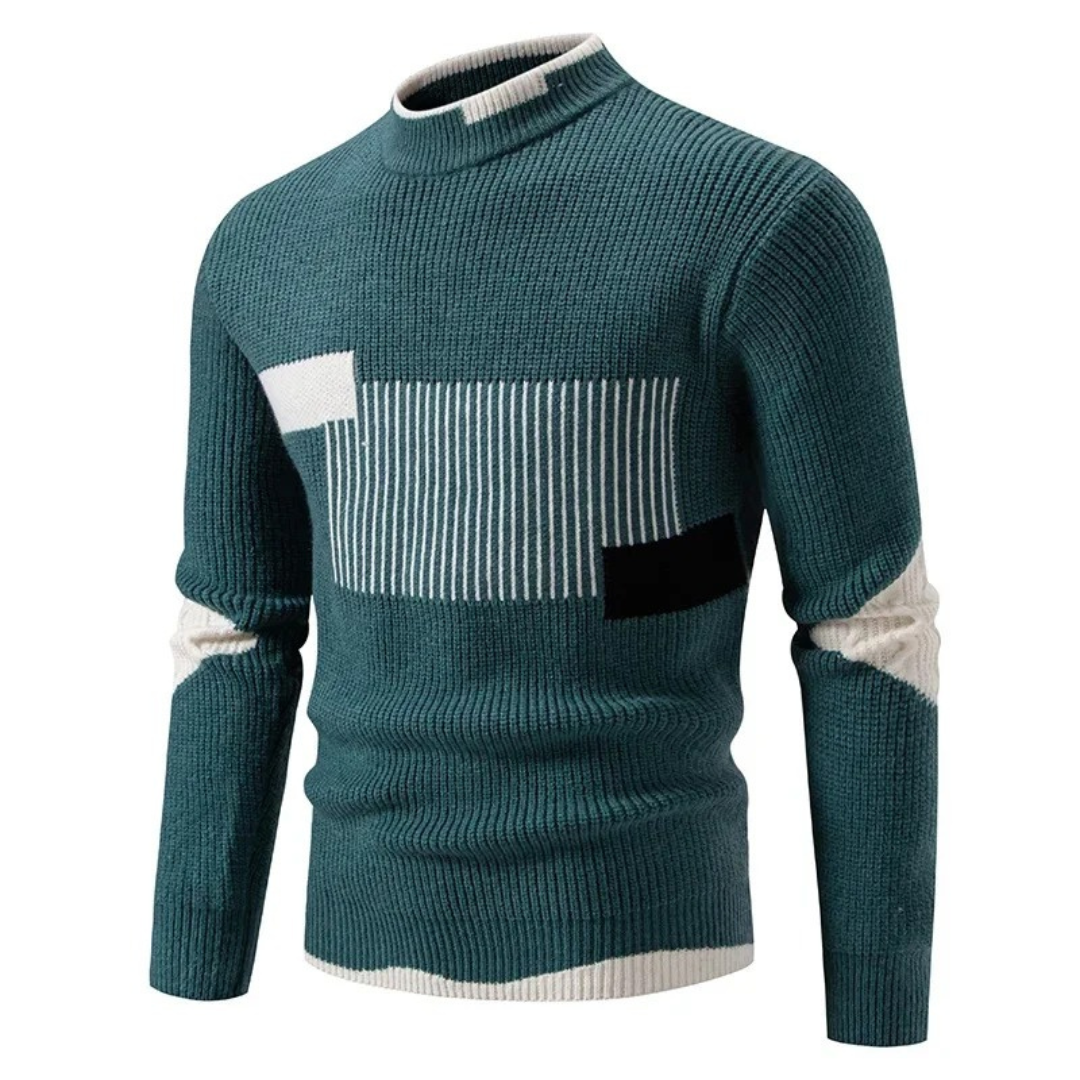 Vert motif géométrique / 2XL