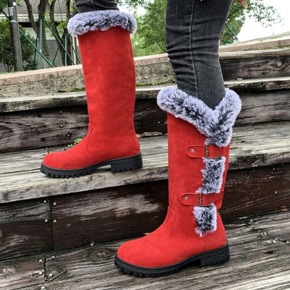 Bottes à Boucle Doublé pour Femme