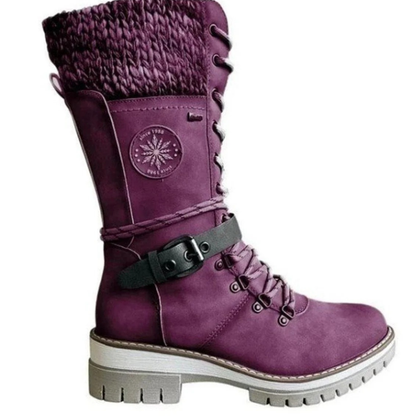 Bottes à Boucle Imperméable pour Femme