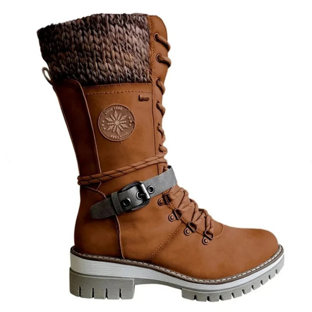 Bottes à Boucle Imperméable pour Femme