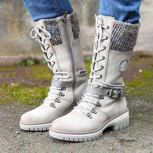 Bottes à Boucle Imperméable pour Femme