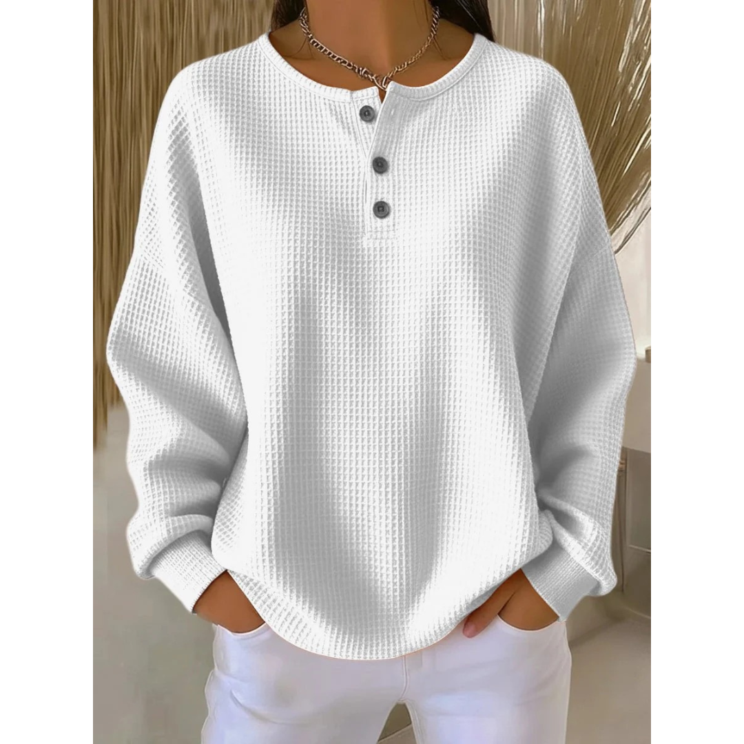 Pull en Maille Boutonné pour Femme