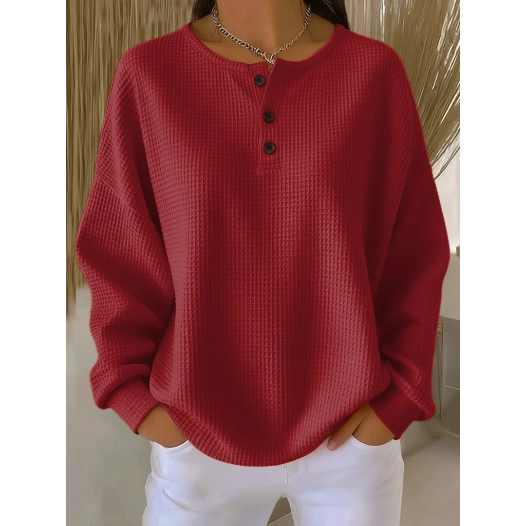 Pull en Maille Boutonné pour Femme