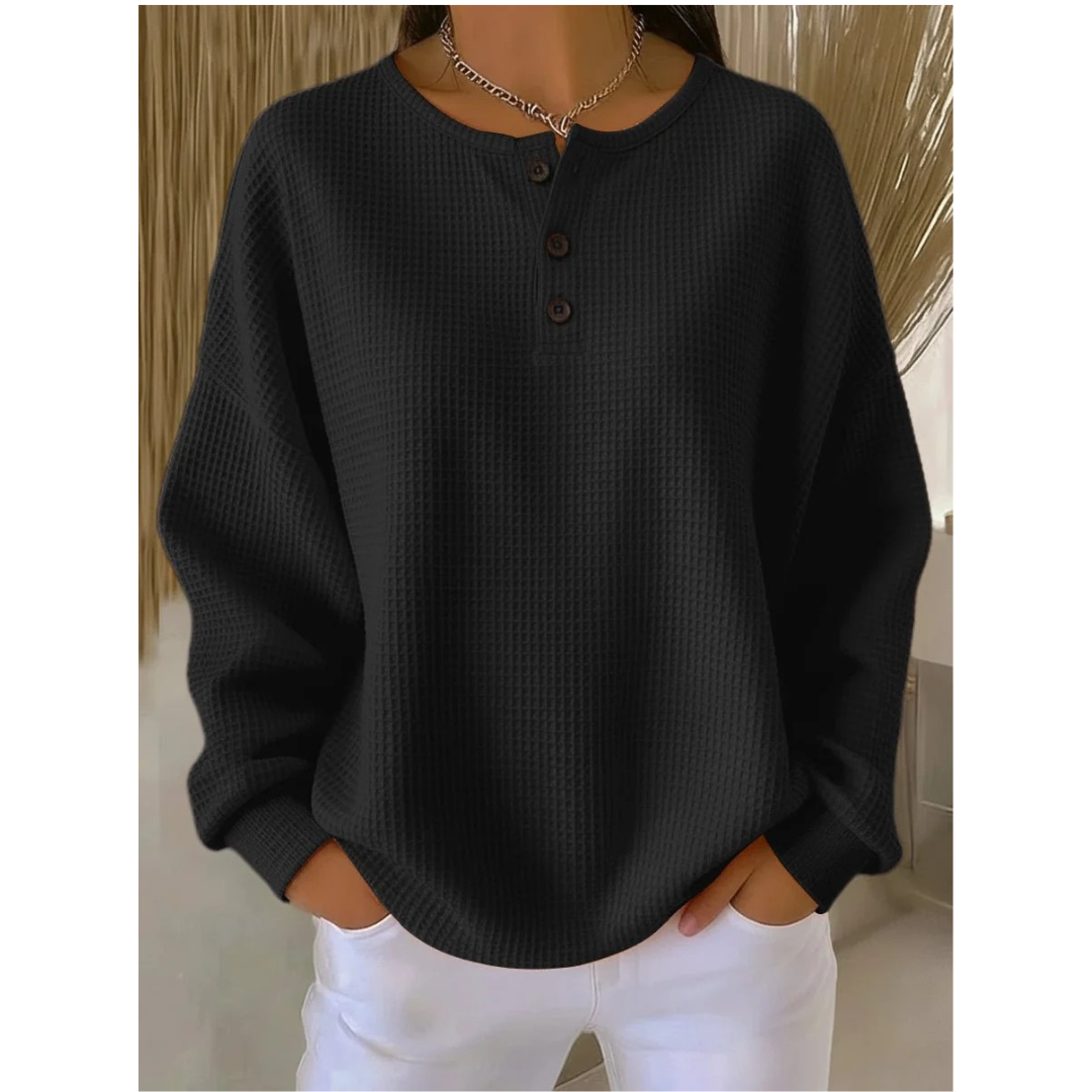 Pull en Maille Boutonné pour Femme