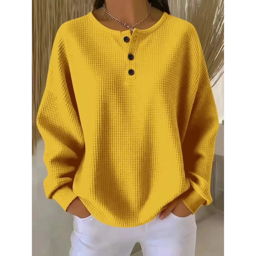 Pull en Maille Boutonné pour Femme