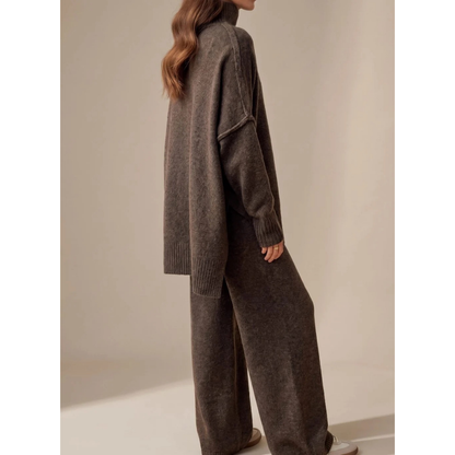 Pull à Col Roulé Coupe Oversize pour Femme