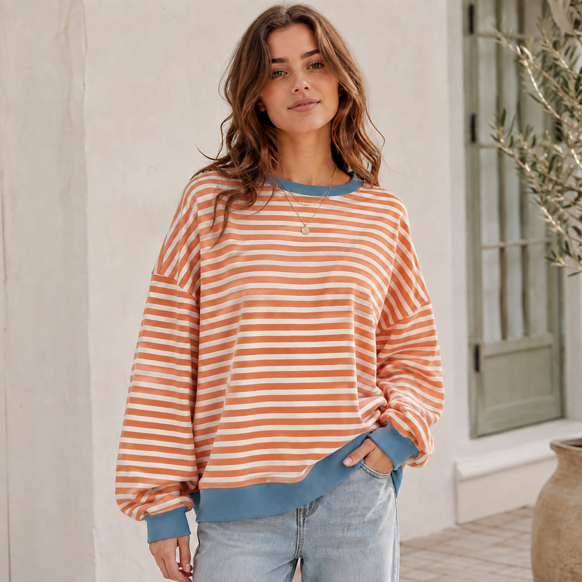 Pull en Maille Coupe Oversize pour Femme