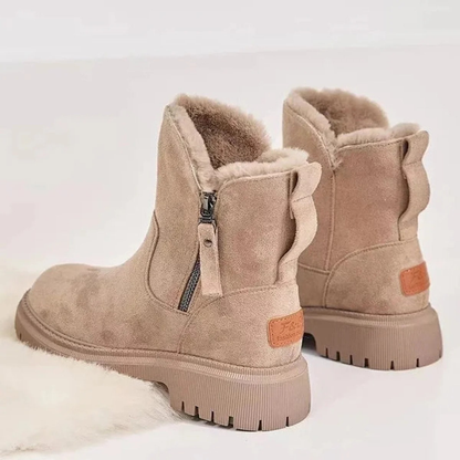 Bottines à Fermeture Éclair Doublé pour Femme